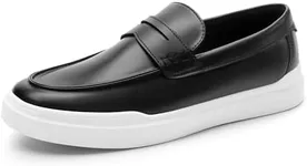 Bruno Marc Men's Loafers & Slip-Ons Shoes | Comfortable Lightweight Men's Casual Dress Shoes | Classic Penny Loafers,Size 10.5,Black-1,SBLS2406M-NEW