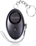 Personal Alarms For Women - Reusable Police Approved 150DB LOUD Security Alarms Keychain with LED Light, Small Personal Safety Alarm for Women Girls Kids and Elderly,Dog Walker,1 PACK Black