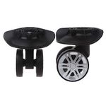 1 Pair A02 Suitcase Wheel Replacement Repair Your Luggage with Spinner Caster Wheels Light and Screen Difference