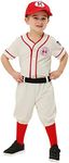 Toddler A League of Their Own Jimmy Dugan Coach Costume Kids Baseball Player Costume Red