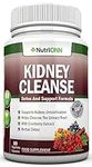 Kidney Cleanse - Detox and Support for Urinary Tract, Bladder and Kidneys - All Natural Herbal Supplement Formula with Cranberry, Astragalus, Turmeric, Goldenrod, Gravel Root, Juniper and More