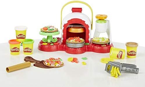 Play-Doh Stamp 'n Top Pizza Oven Toy with 5 Non-Toxic Colours