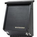 WHITEHORSE 4-Chamber Bat House - A Premium Cedar Bat Box That is Built to Last - Enjoy a Healthier Yard with Fewer Mosquitos While Supporting Bats (Black)