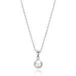 Philip Jones Sterling Silver White Shell Pearl Necklace