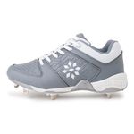 RIP-IT Women's Diamond Metal Softball Cleats - Softball Shoes for Women, Charcoal, 6 UK