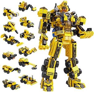 STEM Robot Building Blocks Toys for 6 7 8 9 10 12 Years Old Boys - 25-in-1 Construction Toy Sets, 573PCS Mecha Toy Gifts for Age 6-10 8-12 Years Old Kids