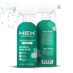 HEX Performance Deodorizing Spray, Fragrance Free, 12oz (Pack of 2) - Awesome for Shoes, Gear & Workout Mats, Eco-Friendly