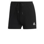 adidas Women's Essentials Slim Shorts, Black/White, S