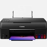 Canon PIXMA G650 MegaTank Printer Inkjet Printer Scanner Copier (4,800 x 1,200 dpi, Photo Printer 10 x 15 cm, LC Display, WLAN, Wireless Printing, Auto Power On/Off) Black