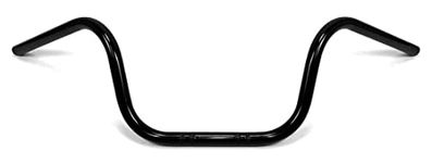 7/8 Inch (22mm) Universal Handlebars Ape Hanger 9 Inch Black