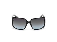 GUESS Women's 0 Sunglasses, shiny black, 62