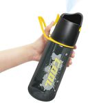 SUPERFA Sports Water Bottle with Spray Mist, 750ml Drinking Bottles with Spray, Spray Water Bottles for Kids Cycling Fitness Cooling