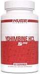 Huge Supplements Yohimbine HCl, Body Recomposition, Advanced Energy & Performance Formula, 5mg per Serving (60 Capsules)