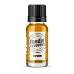 Foodie Flavours Natural Caramel Flavouring, High Strength - 15ml