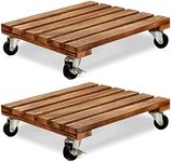 PETSUPS 2 Pack Plant Caddy with Whe