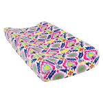 Trend Lab Waverly Baby Santa Maria Plush Changing Pad Cover, Pink/Green/Blue/Yellow