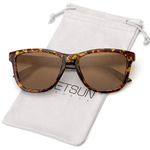 MEETSUN Polarized Sunglasses for Women Men Classic Retro Designer Style Tortoise Shell