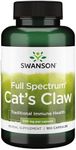 Swanson Cat's Claw 500 Milligrams 100 Capsules