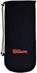 Wilson Tennis Badminton Racket Bag, Racket Soft Cover, Black