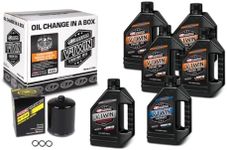 V-Twin Oil Change Kit Mineral w/Black Filter, Evolution