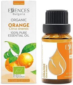 Essences Bulgaria Aceite Esencial de Naranja Orgánico 15ml | Citrus sinensis | 100% Puro y Natural | Sin diluir | Grado Terapéutico | Aromaterapia | Cosméticos | Libre de crueldad | Sin OGM | Vegano