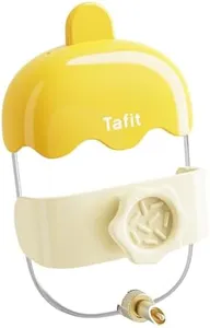 Tafit 12.7oz (360 ml) Small Animal Drinking Bottle - Leak-Proof Water Dispenser Perfect for Hamsters, Mice, Birds, Chinchillas,Guinea Pigs, and Rabbits（Yellow）