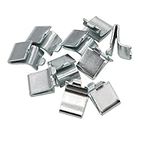 14 Pieces Silver Adjustable Steel P