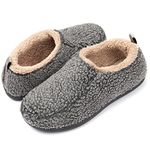 RockDove Men's Nomad Slipper with Memory Foam, Size 8.5/9.5 UK Men, Dove Gray