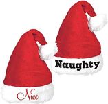 Naughty & Nice Santa Hats - 15" x 1