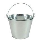 5-Quart Galvanized Pail Beer Bucket 9x9x7 inches (Pack of 2)