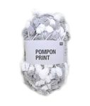 Rico Creative Pompon Print 031 Grey White 200g