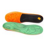 superfeet Unisex Trailblazer Comfort Carbon Fiber Orthotic Support Inserts for Cushion in Hiking Boots and Trail Shoes, Green/Orange, F UK 10-11.5