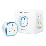 FIBARO Wall Plug/Z-Wave Plus Wireless Smart Socket, Type G, FGWPG-111, White