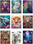 9 Pack Diamond Painting Kits, Peaco
