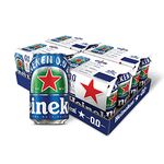 Heineken 0.0 % Non Alcoholic Lager Beer - Zero Dot Zero Can 24 Pack, Lager Beer 0.0, 24 x 330ml