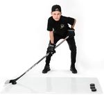 ACE HOCKEY Training Hockey Shooting Pad - Synthetic Ice Mat Simulates Real Ice Feel - Professional Quality Sports Training Aid for Shooting, Passing and Stickhandling - Hockey Skills Training 30 x 60