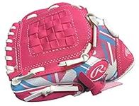 Rawlings | Remix T-Ball & Youth Baseball Glove | Left Hand Throw | 9" | Pink