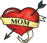 FashionTats Mom Heart Temporary Tat