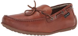 Ted Baker Men's Kenneyp Pebble Leather Casual Driver Boat Shoe, Tan, 10