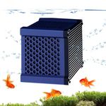 Qpets® Aquarium Water Filter, Non-electric Fish Tanks Water Filter Fits Any Aquarium, Honeycomb Charcoal Base Rapid Water Purification, Underwater Fish Tank Filter for Deodor/Water Filtration