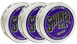 Shiner Gold Psycho Hold Pomade 3 Pack