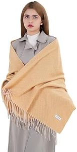 LVYEZHI Women's long plaid Scarf Chunky oversized Winter warm cashmere shawl Gift for women