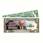 Donald Trump 2 Dollar Bill - Unique Collectible with Historic Portrait - Perfect Trump Gift