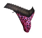 aishani Men's lace Underwear Bikini Briefs Panties stitched comfy pouch －-M HYBW, Multicolor-3, Medium