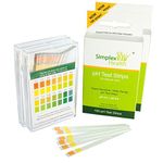 [Double Pack 200 Strips] Simplex Health pH Test Strips pH 4.5 - pH 9.0 for Urine and Saliva with Dual Pad