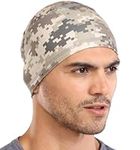 Cooling Skull Cap for Men - Hard Hat Liner, Cycling Skull Cap, Head Caps for Men, Skull Cap Helmet Liner for Motorcycle Desert Camo