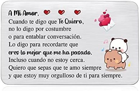 Esposo Esposa Billetera Insertar Tarjeta Mujer Hombre Cumpleaños Tarjetas de Felicitación Aniversario Parejas Día San Valentín Apreciar Tarjeta de Bolsillo Novia Novio Navidad Jubilación Recuerdos