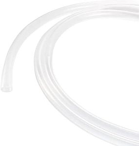 sourcing map Tubo flessibile in vinile trasparente in PVC 5 mm ID 6 mm OD 5 m flessibile leggero per tubo dell'acqua, tubo dell'aria