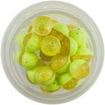 Berkley PowerBait Power Clear Eggs Floating Fishing Bait, Clear Gold-Chartreuse, Irresistible Scent & Flavor, Natural Presentation, Ideal for Trout, Steelhead, Salmon and More