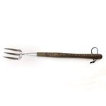 Burpee 20" Stainless Steel Fork | Durable Long Lasting Garden Tool | Leather Wrist Strap 6" Handle, 10 Year Warranty